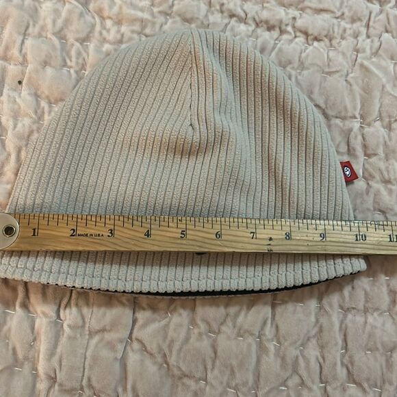 Life is Good Beige/ black reversible Beanie - Picture 5 of 5